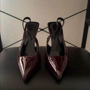 Burgundy Heels size 6